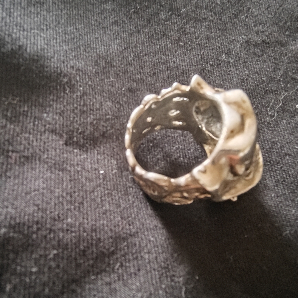 SOLID SILVER RING 33 GRAMS RING - Picture 2 of 8